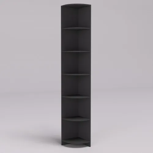 Тумба офисная, стеллаж ОК-1, Антрацит, 320/320/2100