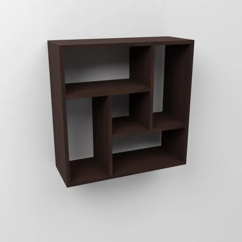 Полка навесная П-3, Венге Магия, 610/230/610