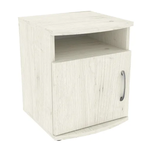 Тумба прикроватная V-2, Дуб Крафт Белый, 350/350/450