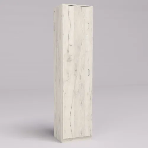 Шкаф офисный ОП-1, Дуб Крафт Белый, 500/520/2100