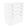 Комод Favorit F-1, Білий, 800/500/1000