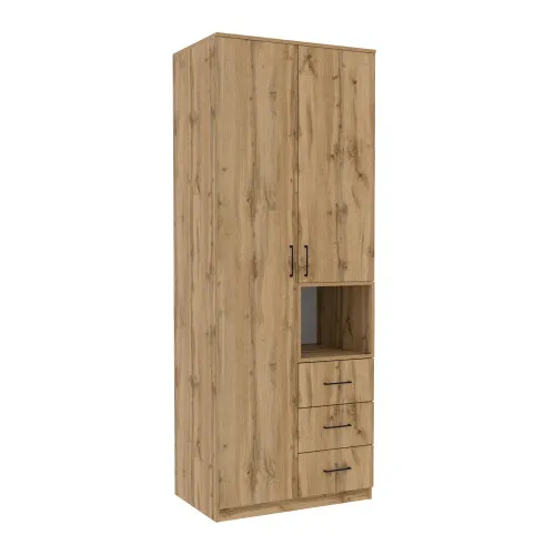 Шкаф для одежды Tetris Т-1, Дуб Аппалачи, 800/520/2100