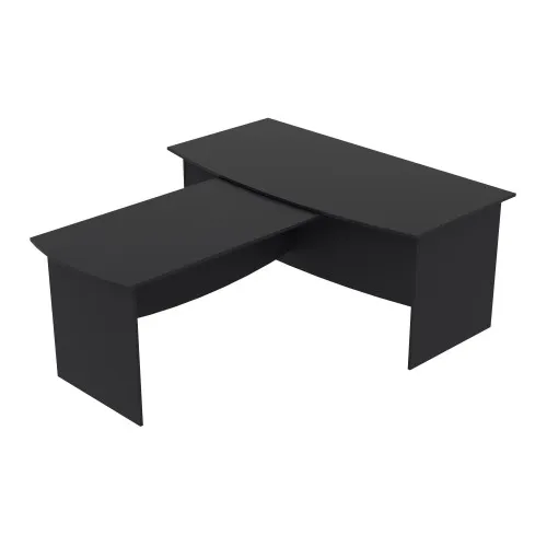 Стіл для переговорів Лідер, Антрацит, 1800/2220/760