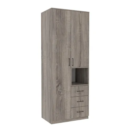 Шкаф для одежды Tetris Т-1, Дуб Сонома Трюфель, 800/520/2100