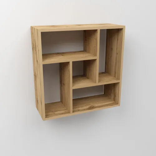 Полка навесная П-3, Дуб Аппалачи, 610/230/610