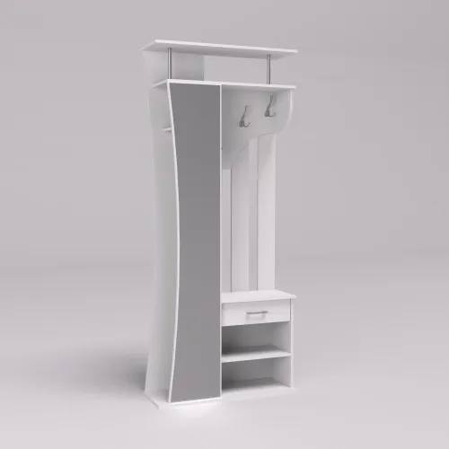 Прихожая Соло-8, Белый, 900/330/2100