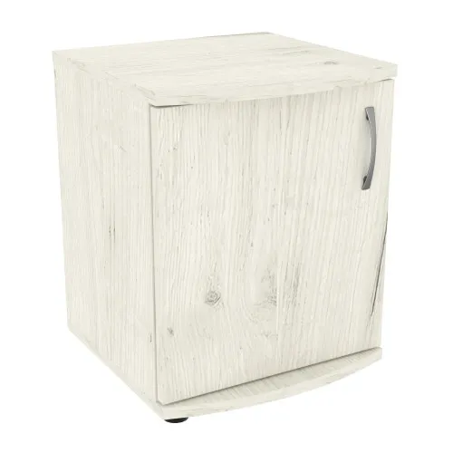 Тумба прикроватная V-3, Дуб Крафт Белый, 350/350/450