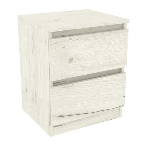 Тумба прикроватная V-4, Дуб Крафт Белый, 400/350/500