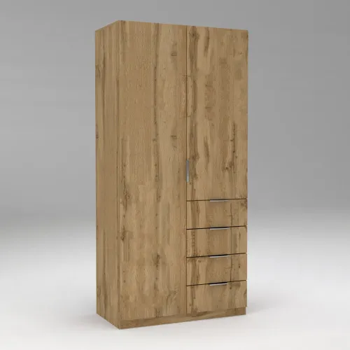 Шкаф Кристалл 1, Дуб Аппалачи, 1000х520х2100