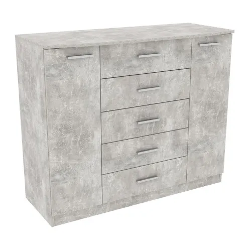 Комод №5, Бетон, 1200/450/1000