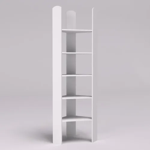 Стеллаж ОС-5 угловой, Белый, 500/500/2000