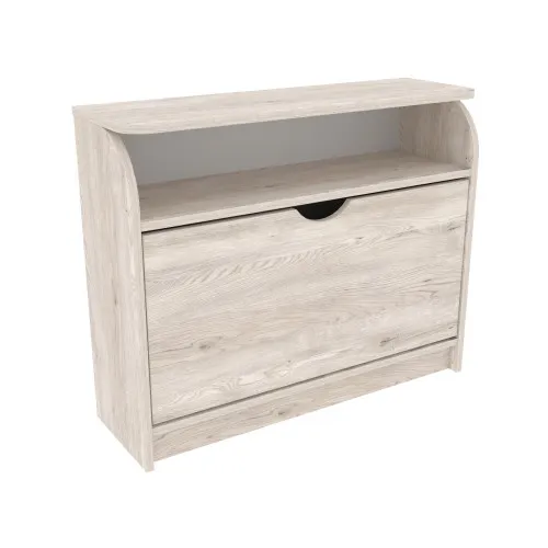 Тумба для обуви №3, Самоа Дымчатый, 800/250/650