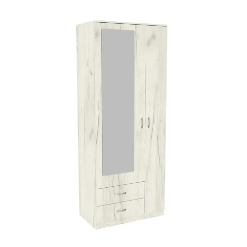 Прихожая ГКШ-1, Дуб Крафт Белый, 840/480/2100