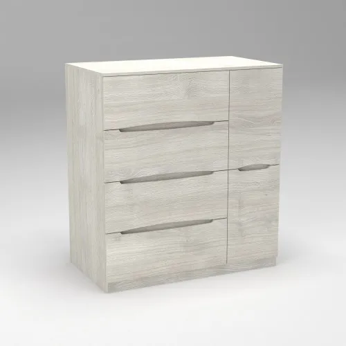 Комод Дельта №2, Дуб Шамони Светлый, 1090/610/1200