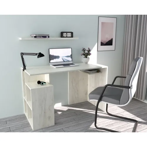 Стол письменный СП-1 №1, Дуб Крафт Белый, 1200/550/760