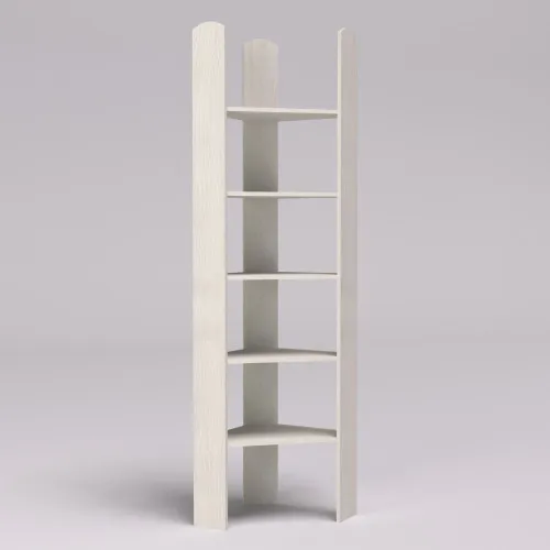 Стеллаж ОС-5 угловой, Дуб Шамони Светлый, 500/500/2000