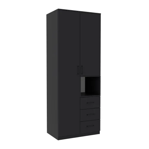 Шкаф для одежды Tetris Т-1, Антрацит, 800/520/2100