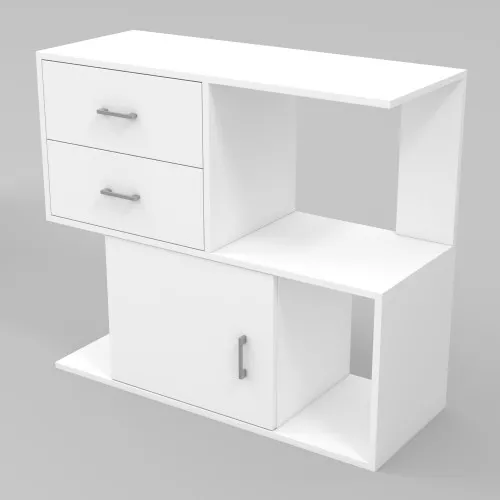 Тумба для салона TS-3, Белый, 900/350/800
