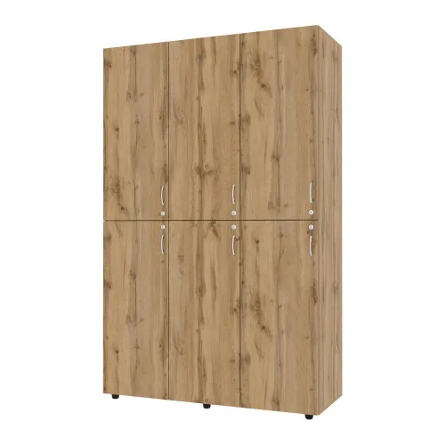 Шкаф секционный для раздевалки ШС-1, Дуб Аппалачи, 1200/468/1900