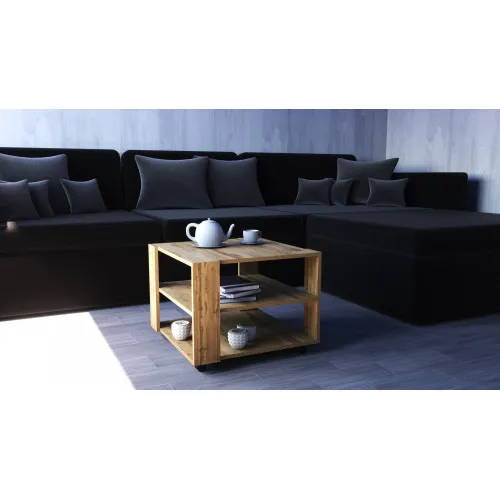 Стіл журнальний Квант №4, Дуб Аппалачі, 600/600/450