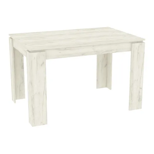 Стол обеденный LINK 1, Дуб Крафт Белый, 1200х800х750