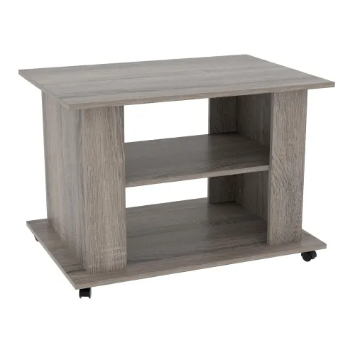 Стіл журнальний Квант №3, Дуб Сонома Трюфель, 850/600/600