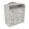 Комод пеленальный №1, Бетон, 864/465/1020
