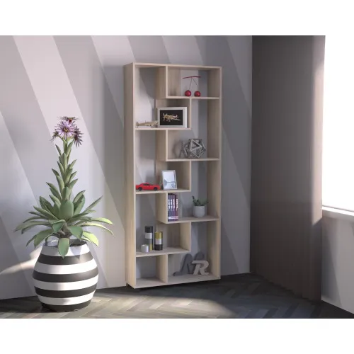 Стеллаж ОС-4, Дуб Сонома, 800/250/1900