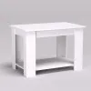 Стол журнальный Квант-2, Белый, 800/500/550