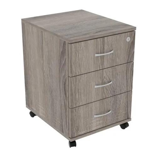 Тумба офисная ТМ-2, Дуб Сонома Трюфель, 400/480/590