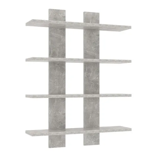 Полка навесная П-4, Бетон, 600/120/800