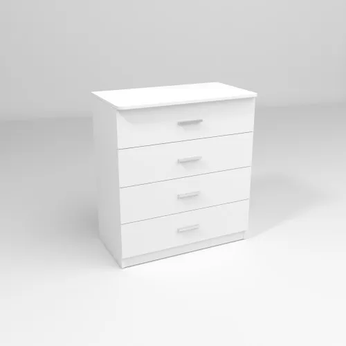 Комод Сабрина №1, Белый, 900/500/1000