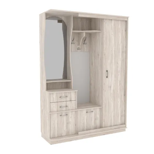 Прихожая Трио-купе TRIO, Самоа Дымчатый, 1508/500/2100