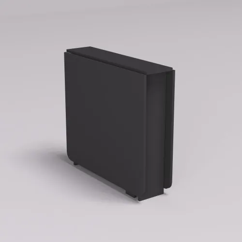 Стіл-тумба №4 вузька, Антрацит, 1580х800х750