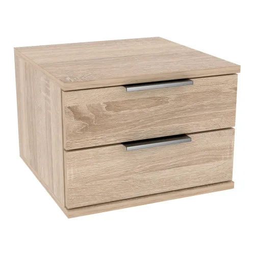 Тумба навесная прикроватная Кристалл, Дуб Сонома, 400/400/290