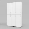 Шкаф секционный для раздевалки ШС-1, Белый, 1200/468/1900