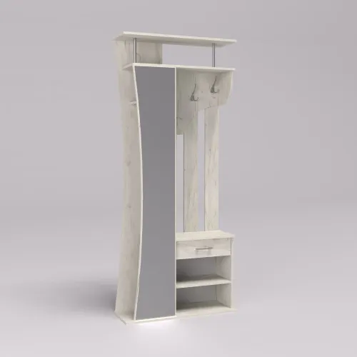 Прихожая Соло-8, Дуб Крафт Белый, 900/330/2100