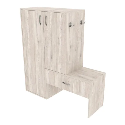 Тумба для обуви №6, Самоа Дымчатый, 1100/360/1200