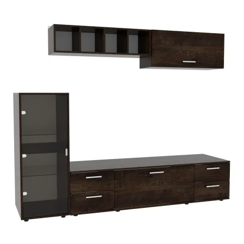 Стенка в гостиную Hugo-3, Дуб Конкордия, 2060х520х1700