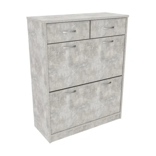 Тумба для обуви №4, Бетон, 800/350/1010