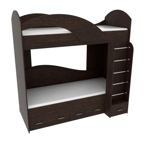 Ліжко двоповерхове, Венге Магія, 2040х1000х2000