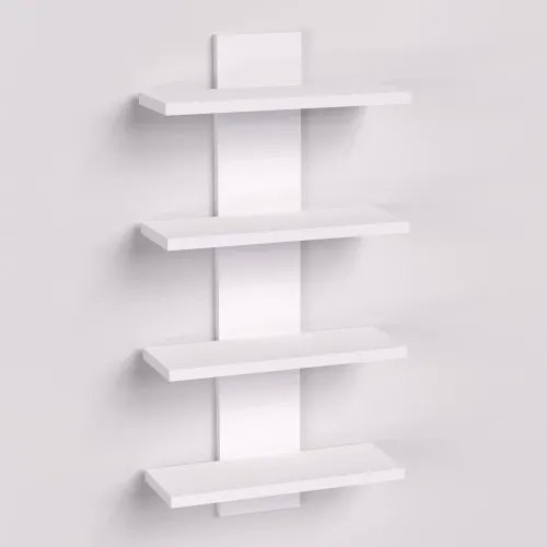 Полка навесная ПН-5, Белый, 350/140/700