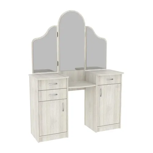 Стол туалетный Трюмо Диана, Дуб Шамони Светлый, 1200/420/1630