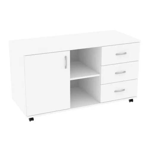 Тумба офисная ТМО-1, Белый, 1100/480/620