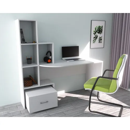 Стол письменный СП-1 №2, Белый, 1500/550/1500