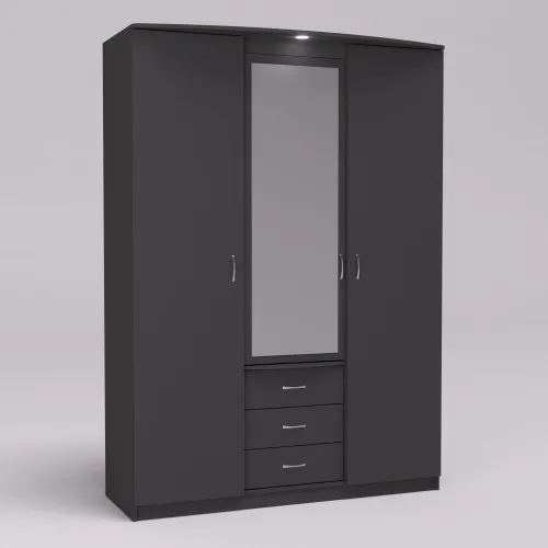Шкаф Диана, Антрацит, 1500х650х2100