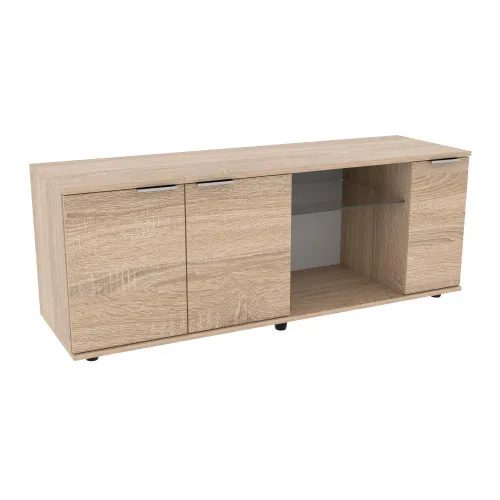 Тумба TV Ketrin К-10, Дуб Сонома, 1400/425/530