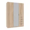 Шкаф Кристалл 2, Дуб Сонома, 1500х520х2100