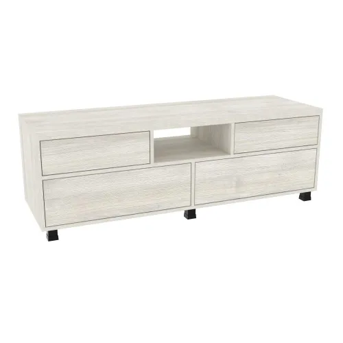 Тумба TV №3, Дуб Шамони Светлый, 1400/450/475