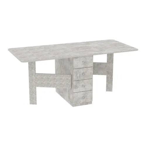 Стіл-тумба №5 Комбі, Бетон, 380х800х750